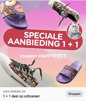 1 + 1 op schoenen Dedoles