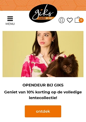 OPENDEUR BIJ GIKS 10%