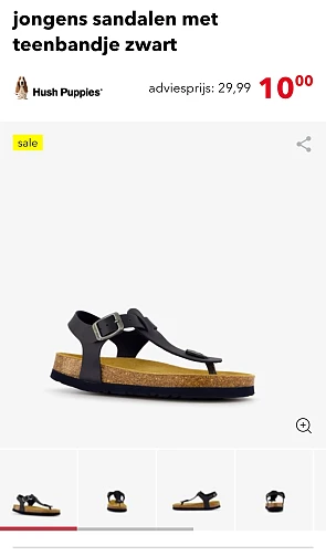 Jongens sandalen hush puppies