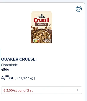 Collect&go QUAKER CRUESLI