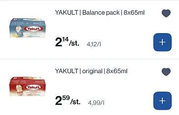 Yakult melkdrank 8x65 ml