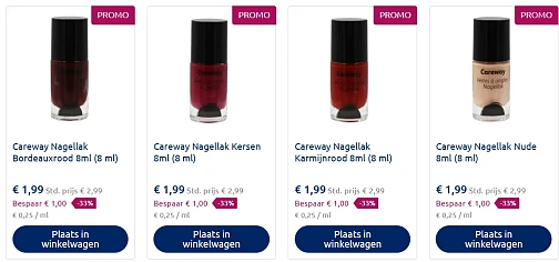 -33% Careway nagellak 8 ml 💅
