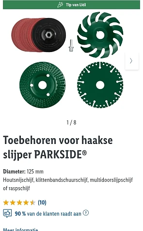 Toebehoren voor haakse slijper PARKSIDE®