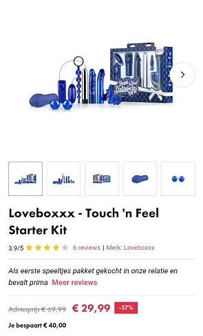 Loveboxxx - Touch 'n Feel Starter Kit