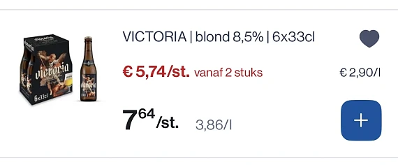 Victoria blond bier 6x33 cl
