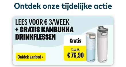 Gazet van Limburg voor €3 + cadeau