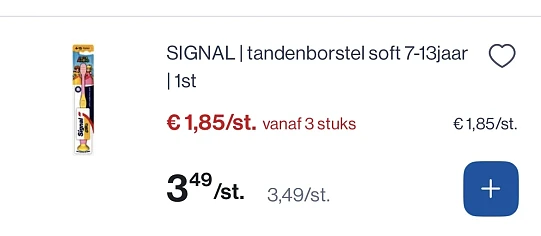 Signal tandenborstel soft 7-13 jaar 1 st