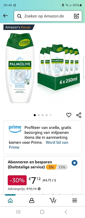 Palmolive douchegel