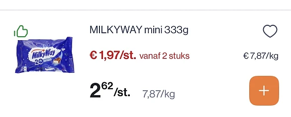 Milky way en mars mini