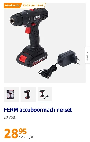 FERM accuboormachine-set