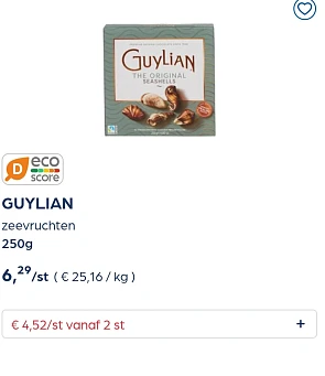 Collect&go guylian zeevruchten 250g