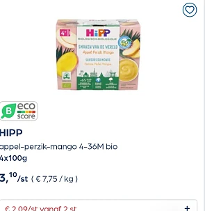 Collect&Go HIPP fruitpap