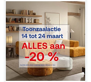 10 dagen ALLES -20% bij Meubelen Jonckheere