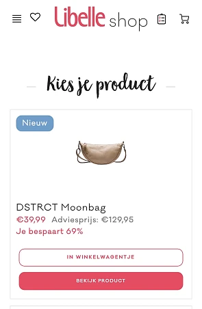 DSTRCT Moonbag libelle shop 69%