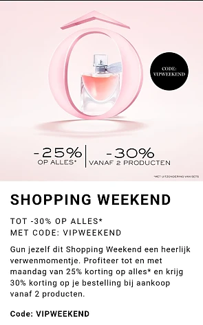 Lancome Shopping Weekend