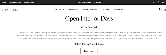 -15% 🤎 Open Interior Days 🤎Charrell Interiors