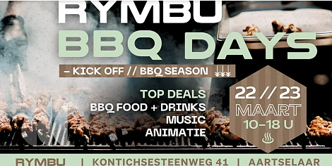RYMBU BBQ Days op 22 & 23 MAART 2025
