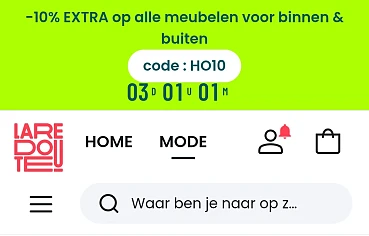 La redoute 10% extra