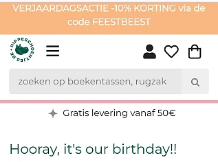 Hippe schoentjes 10% + plaktatoeage