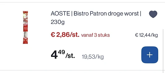 Aoste bistro worst