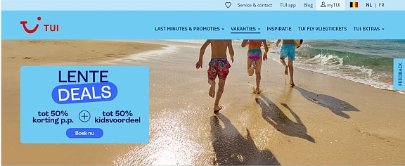 Lente Deals: tot 50% korting in april, mei & juni bij tui