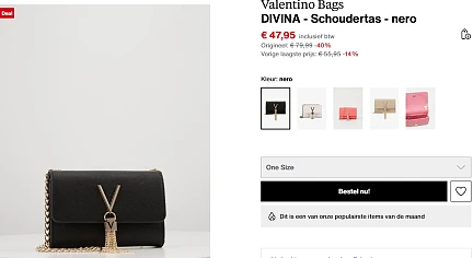 -40% Valentino schoudertas