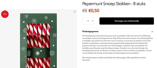 -75% Candy canes 🔴