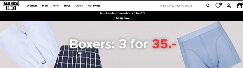 3 boxers voor €35,00 🩳 America Today