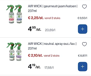 Airwick spray 237 ml