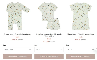 Trixie sale voor baby's en kindjes 🦁