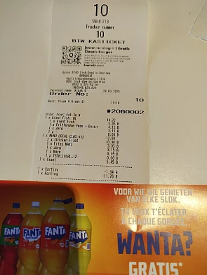 Quick; gratis fles Fanta