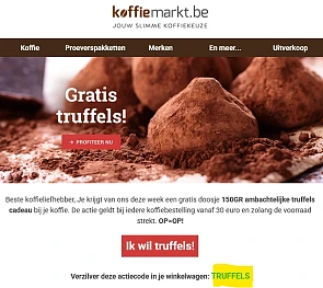 150 gr ambachtelijke truffels cadeau