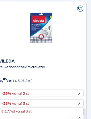 Vileda -35% extra