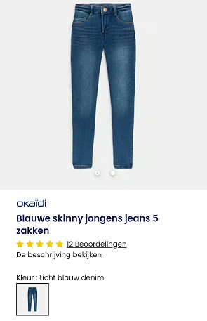 Okaïdi jeans voor slechts 9,19€