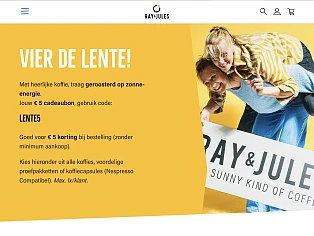 Ray&Jules nu met 5€ korting