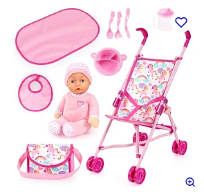 Poppenbuggy set goedkoop bij Bol 👍🏼