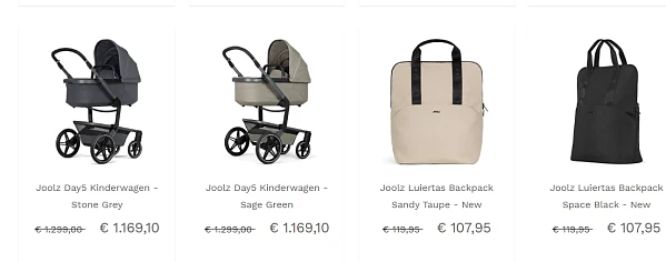 -10% op Joolz 💛 Buggy's, verzorgtassen, accessoires, ...
