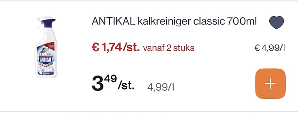 Antikal kalkreiniger classic 700 ml