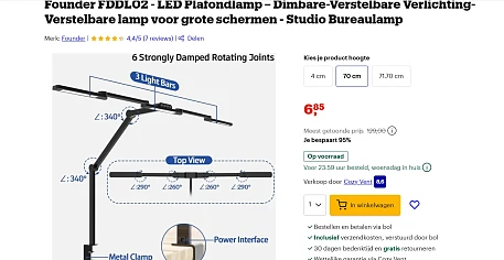 verstelbare lamp