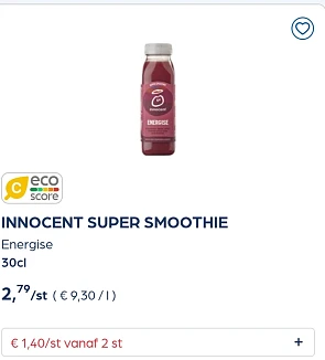 INNOCENT SUPER SMOOTHIE 30cl