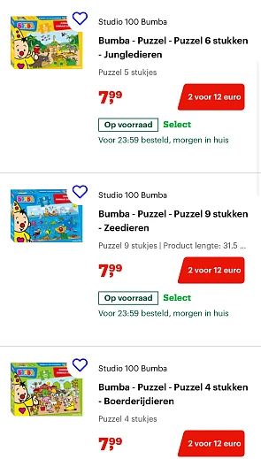 Bumba puzzels