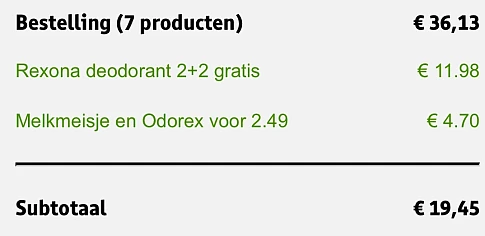 Kruidvat koopjes