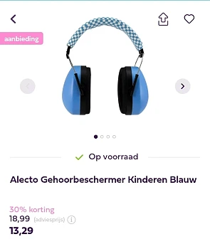 Alecto Gehoorbeschermer Kinderen