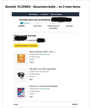 Kleenex, USB C-kabel, vileda