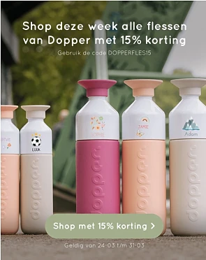 Dopper nu met 15% korting 💧