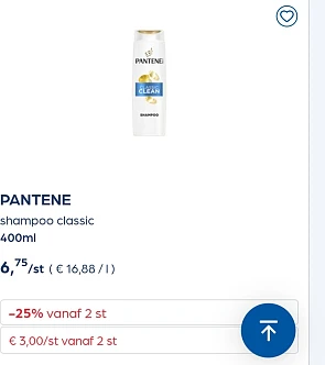 Pantene -25% extra