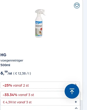HG -33,34% extra