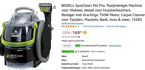 bissell spotclean