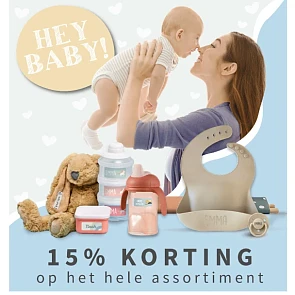 15% korting op gepersonaliseerde kraamcadeau's bij Goedgemerkt