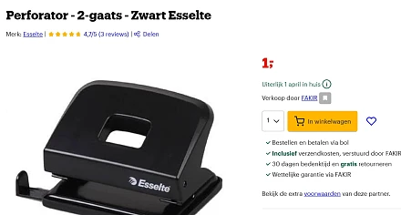 perforator bij bol